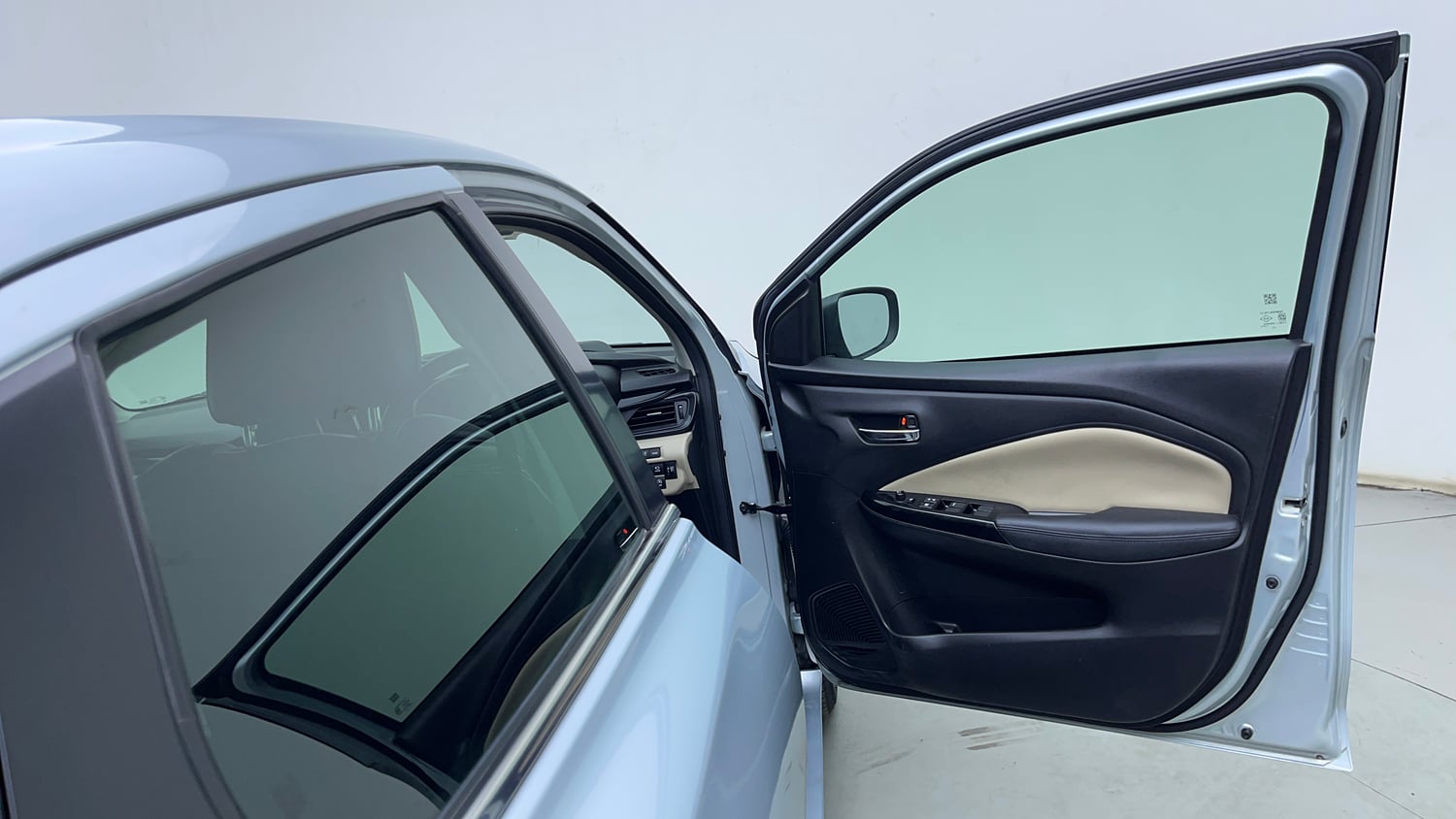Used 2024 Toyota Glanza V Petrol Manual interior RIGHT FRONT DOOR OPEN VIEW