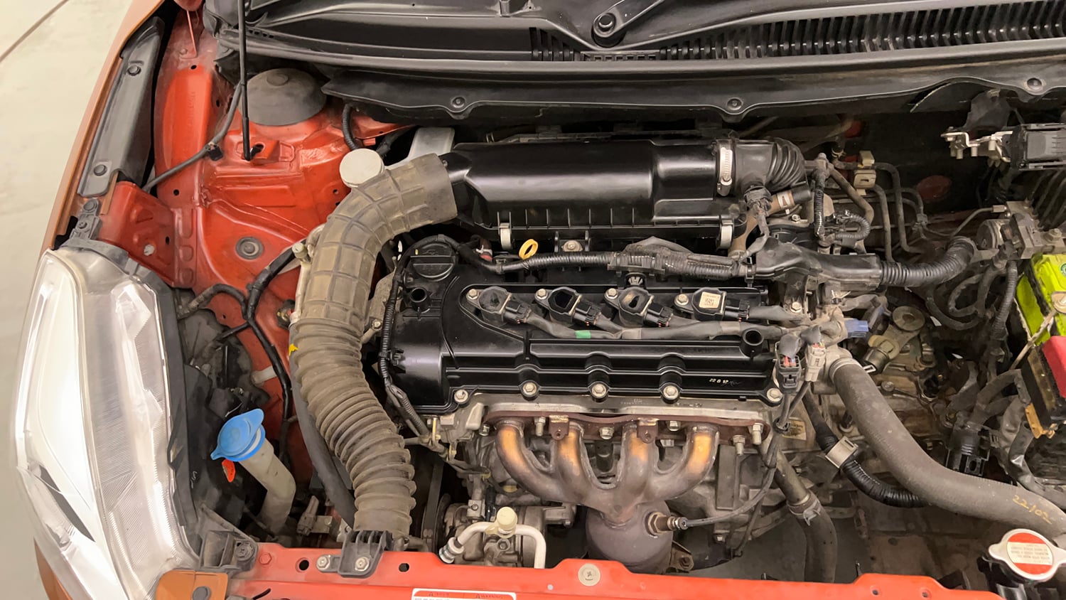 Used 2017 Maruti Suzuki Baleno Zeta 1.2 Petrol Manual engine ENGINE RIGHT SIDE VIEW