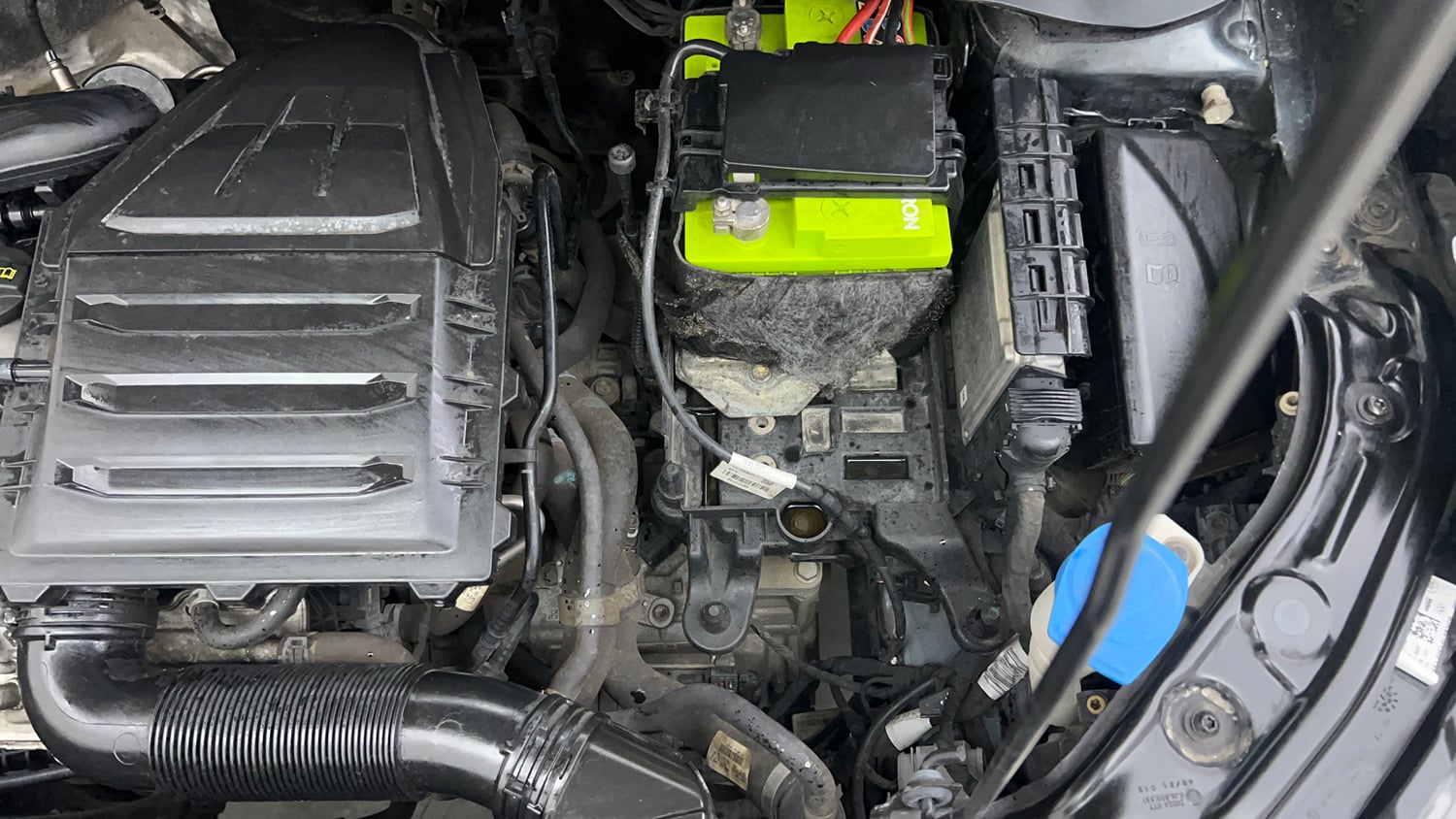 Used 2022 Volkswagen Taigun Highline 1.0 TSI AT Petrol Automatic engine ENGINE LEFT SIDE VIEW