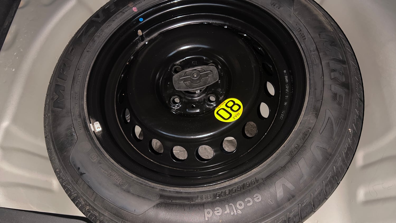Used 2020 Maruti Suzuki Baleno Alpha Automatic Petrol Automatic tyres SPARE TYRE VIEW
