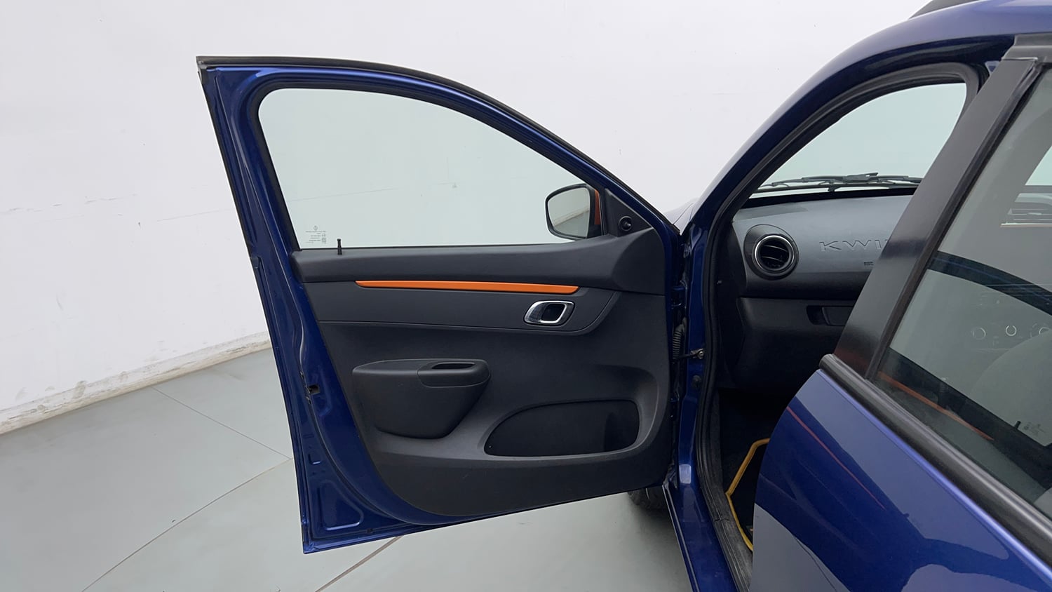 Used 2021 Renault Kwid CLIMBER 1.0 AMT Opt Petrol Automatic interior LEFT FRONT DOOR OPEN VIEW