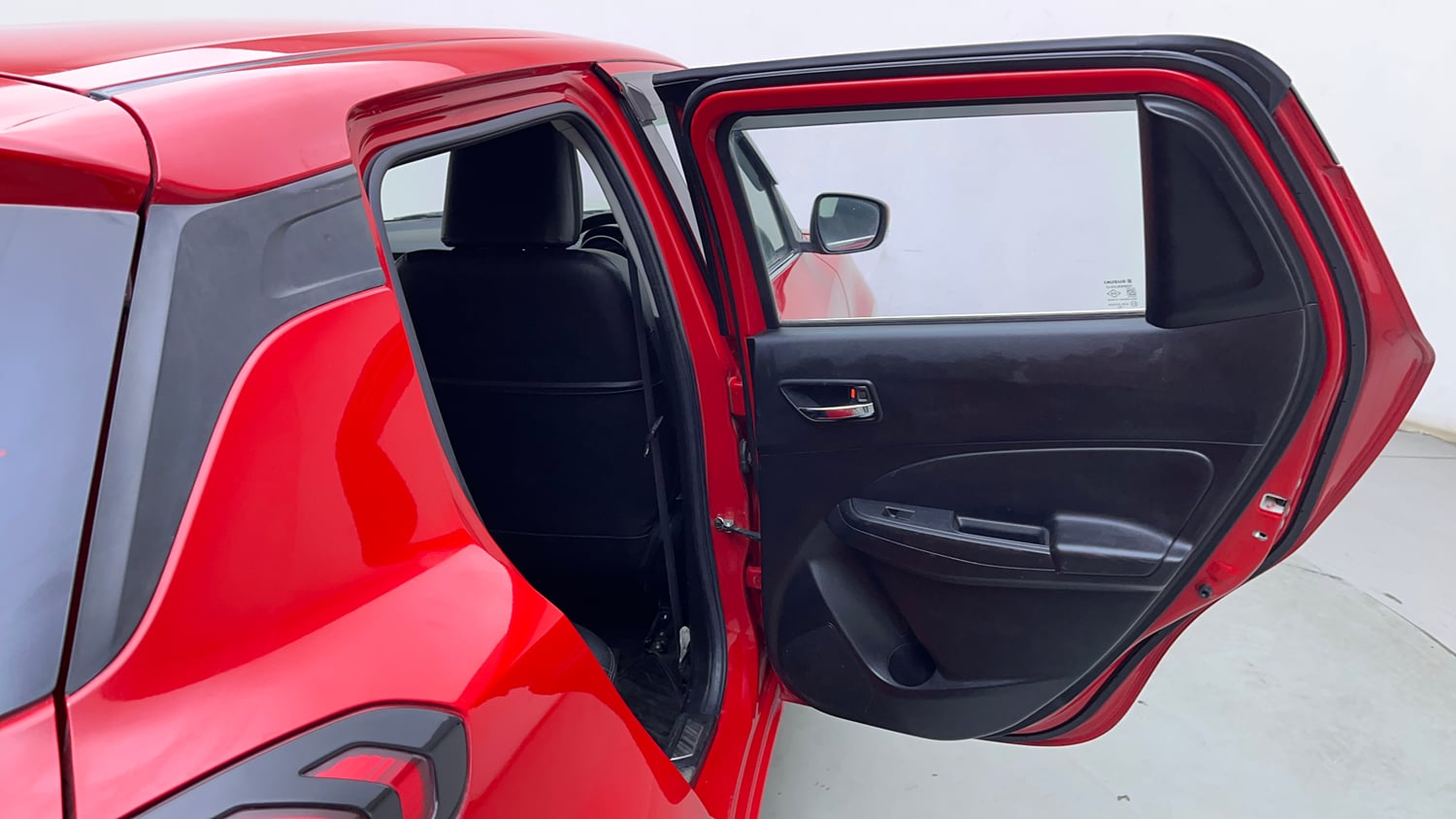 Used 2019 Maruti Suzuki Swift VXi Petrol Manual interior RIGHT REAR DOOR OPEN VIEW