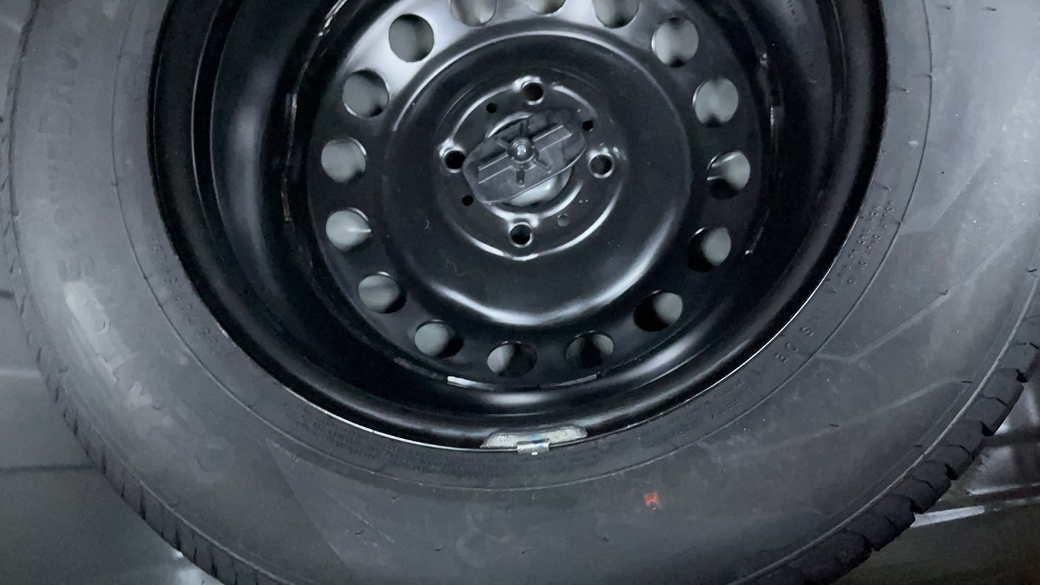 Used 2024 Tata Punch Creative Dual Tone AMT Petrol Automatic tyres SPARE TYRE VIEW