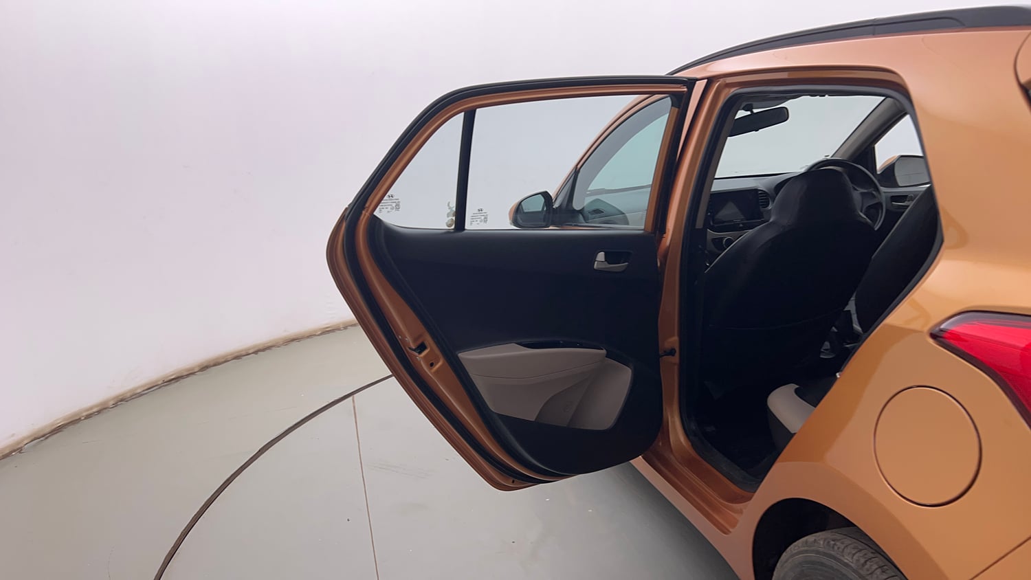 Used 2014 Hyundai Grand i10 Sportz 1.2 Kappa VTVT Petrol Manual interior LEFT REAR DOOR OPEN VIEW