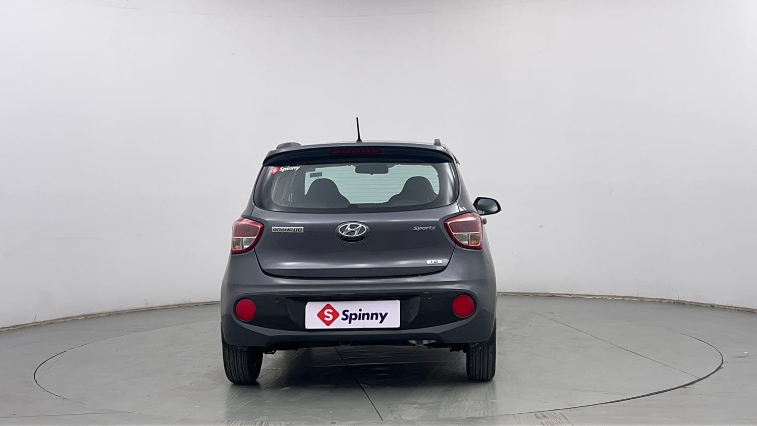 Used 2019 Hyundai Grand i10 Sportz 1.2 Kappa VTVT Petrol Manual exterior BACK VIEW