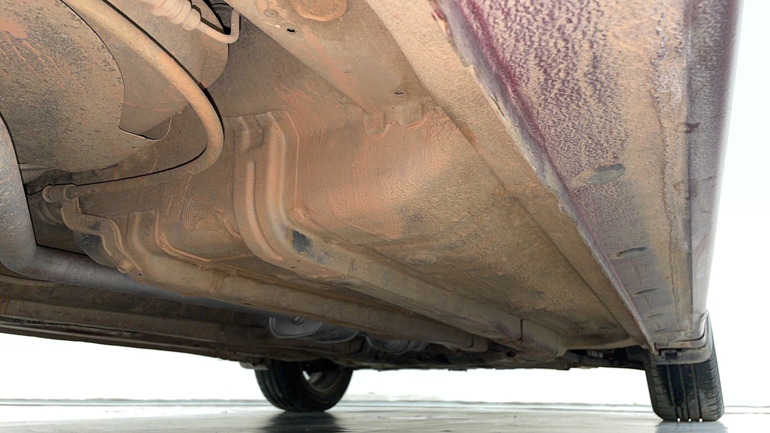 Used 2013 Hyundai Verna Fluidic 1.6 VTVT SX Petrol Manual extra REAR RIGHT UNDERBODY VIEW