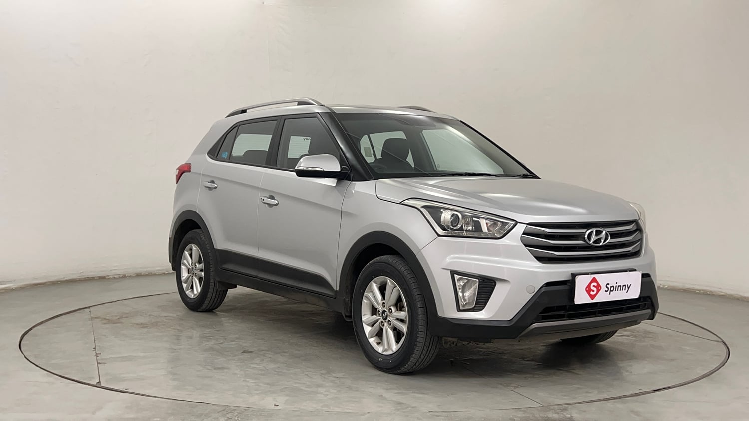 Used 2016 Hyundai Creta 1.6 SX Plus Petrol Petrol Manual exterior RIGHT FRONT CORNER VIEW