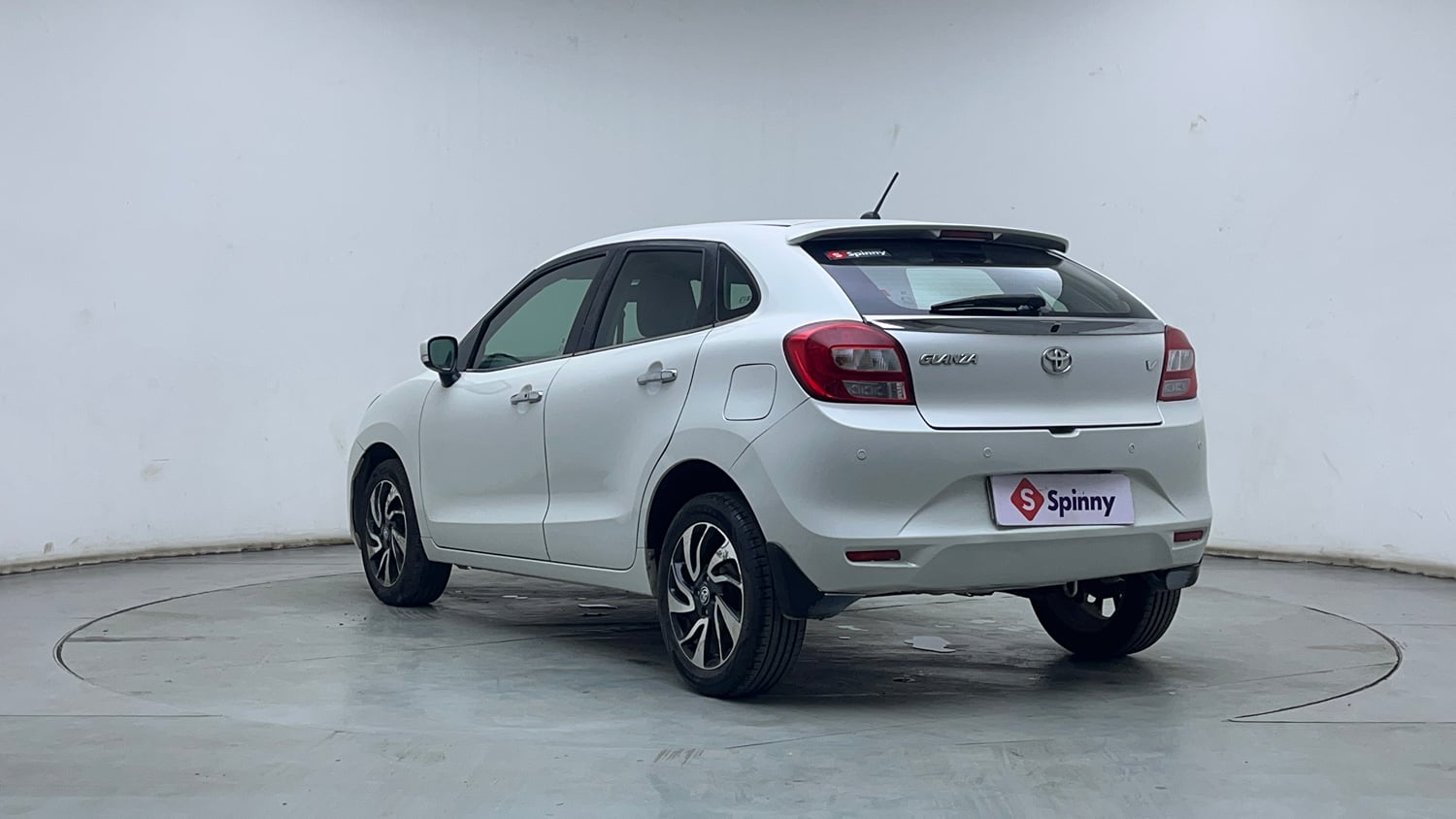 Used 2020 Toyota Glanza V CVT Petrol Automatic exterior LEFT REAR CORNER VIEW
