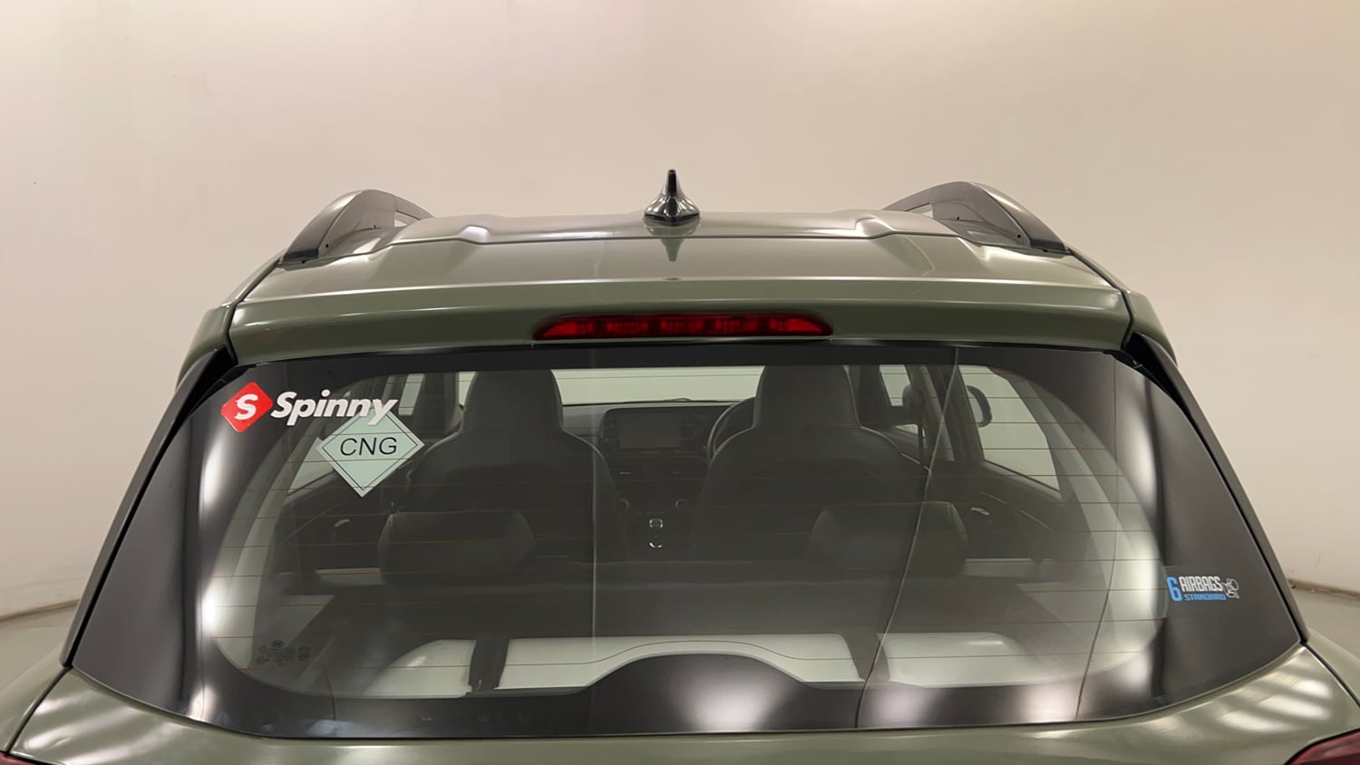 Used 2024 Hyundai Exter SX 1.2 CNG MT Cng Manual exterior BACK WINDSHIELD VIEW