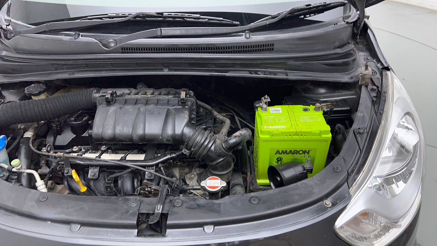Used 2013 Hyundai i10 Magna 1.2 Kappa2 Petrol Manual engine ENGINE LEFT SIDE VIEW