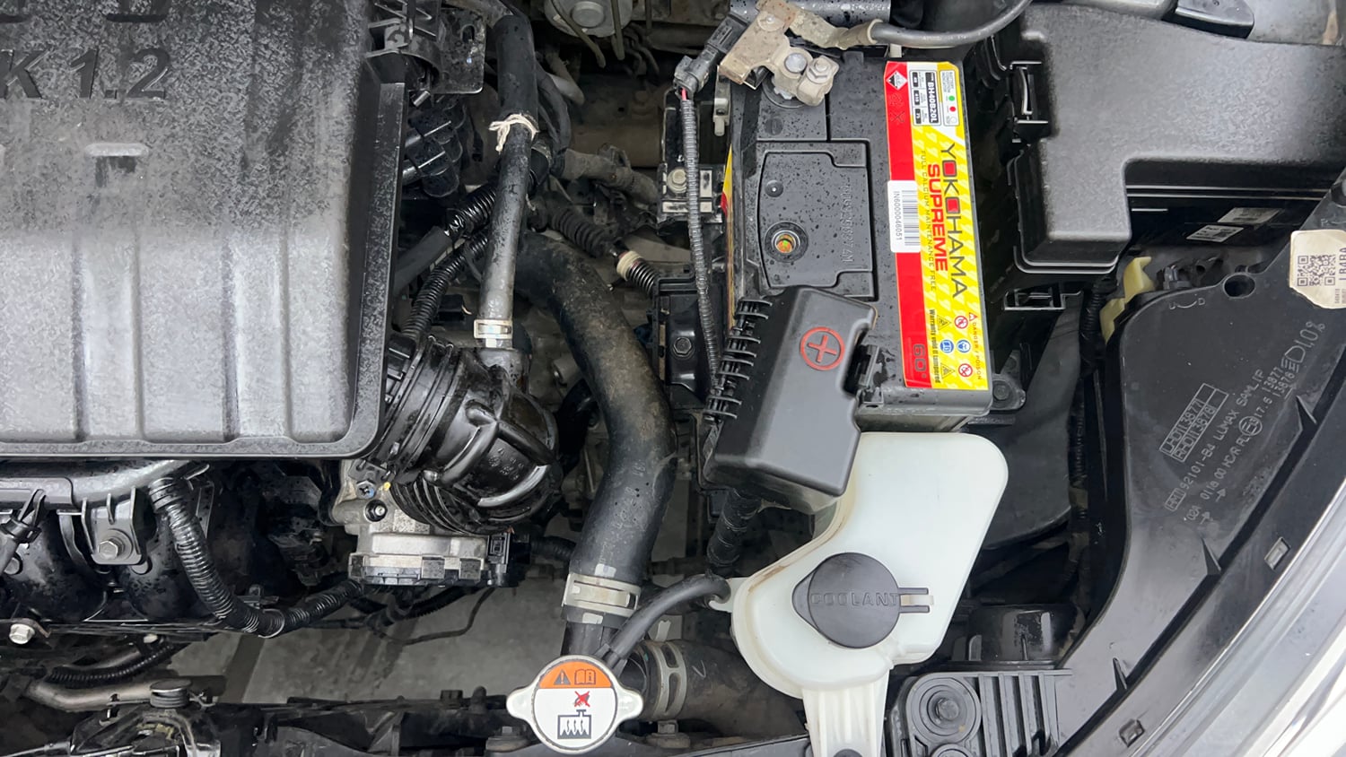 Used 2019 Hyundai Xcent S Petrol Manual engine ENGINE LEFT SIDE VIEW