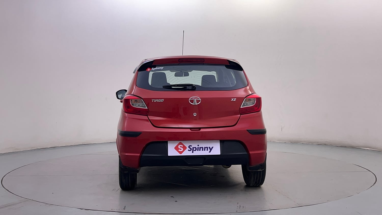 Used 2016 Tata Tiago Revotron XZ w/o Alloy Petrol Manual exterior BACK VIEW