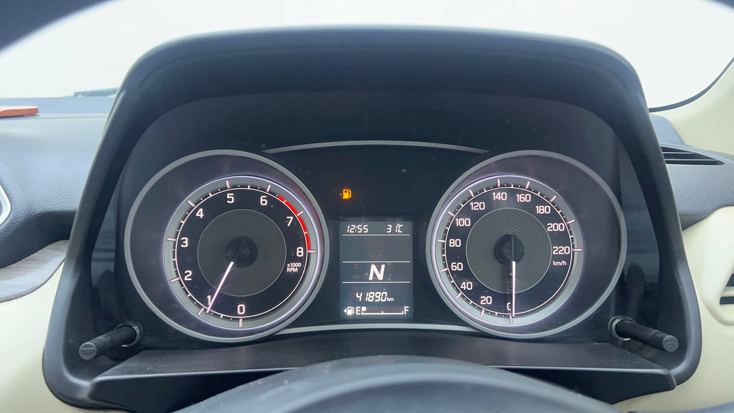 Used 2020 Maruti Suzuki Dzire VXi AGS Petrol Automatic interior CLUSTERMETER VIEW