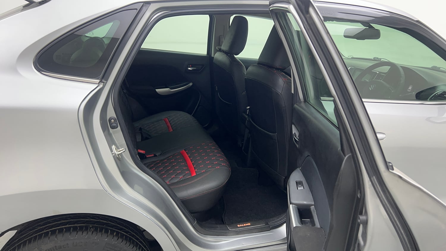 Used 2017 Maruti Suzuki Baleno Alpha 1.2 Petrol Manual interior RIGHT SIDE REAR DOOR CABIN VIEW