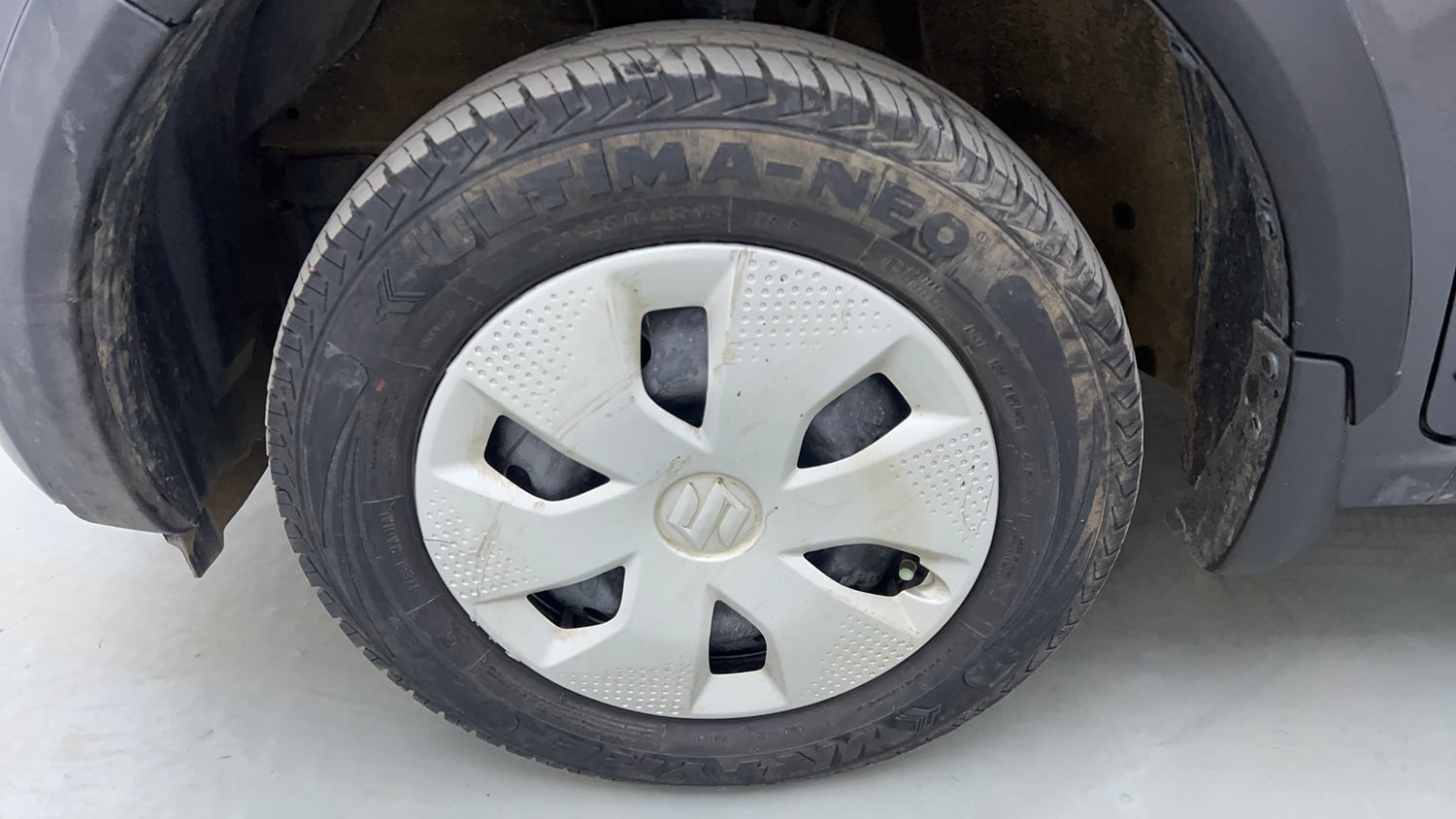Used 2024 Maruti Suzuki Alto K10 VXi Plus Petrol Manual tyres LEFT FRONT TYRE RIM VIEW