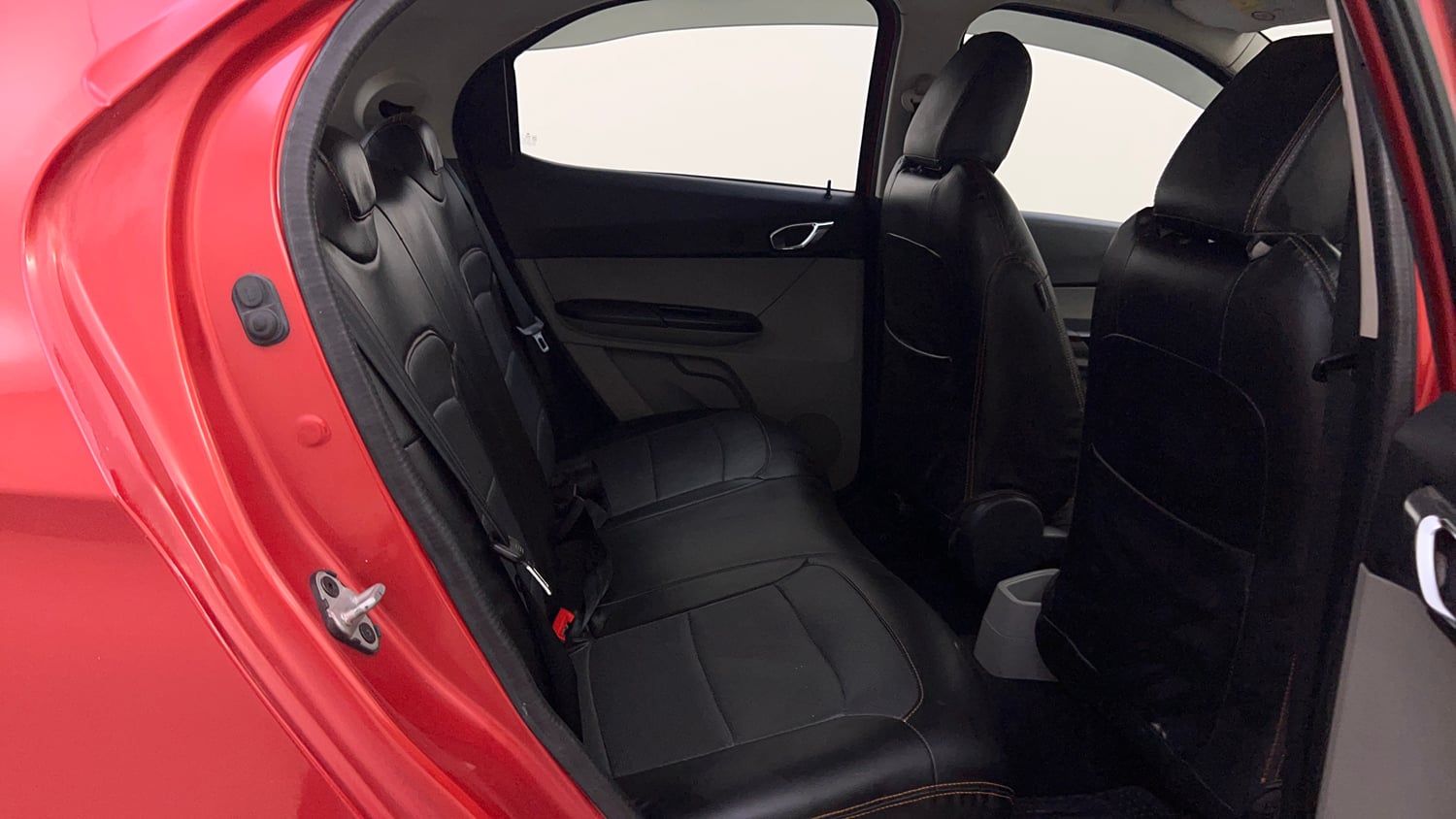 Used 2016 Tata Tiago Revotron XZ w/o Alloy Petrol Manual interior RIGHT SIDE REAR DOOR CABIN VIEW