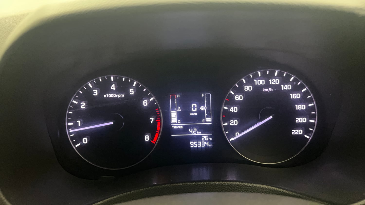 Used 2017 Hyundai Creta SX Plus 1.6  Petrol Petrol Manual interior CLUSTERMETER VIEW