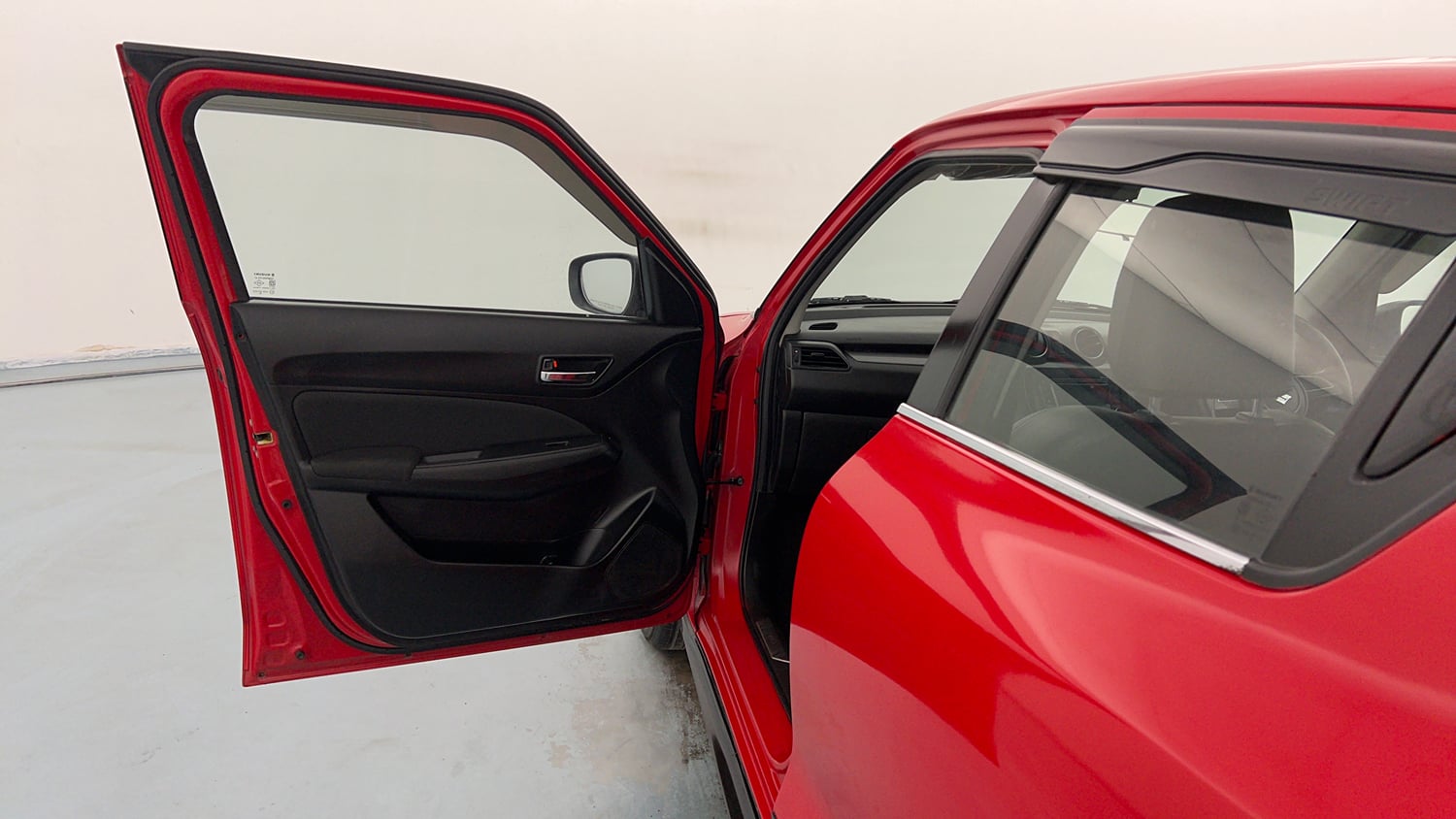 Used 2018 Maruti Suzuki Swift VXi AMT Petrol Automatic interior LEFT FRONT DOOR OPEN VIEW