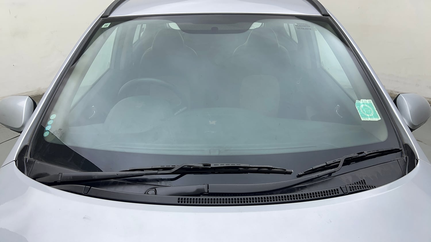 Used 2019 Hyundai Grand i10 Sportz 1.2 Kappa VTVT Petrol Manual exterior FRONT WINDSHIELD VIEW