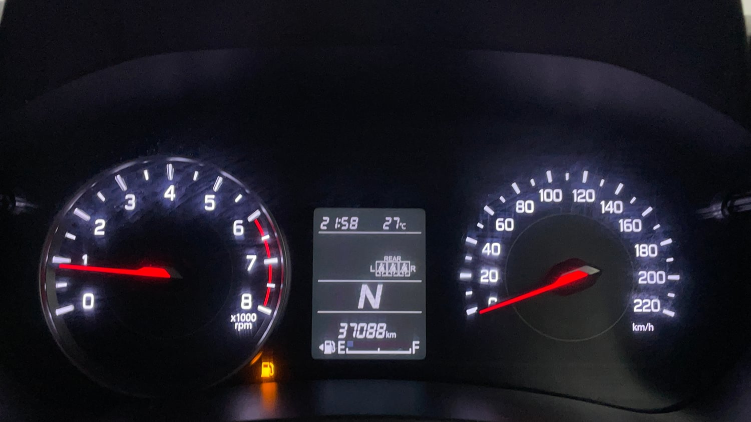 Used 2024 Maruti Suzuki Swift VXi (O) AMT Petrol Automatic interior CLUSTERMETER VIEW