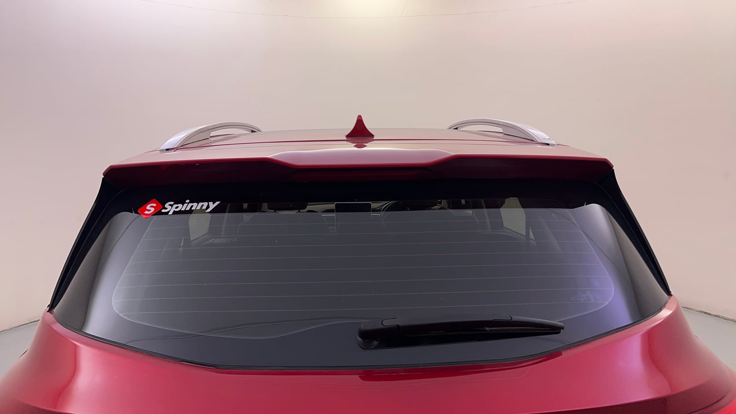 Used 2024 MG Motors Hector Plus Savvy Pro 1.5 Turbo Petrol CVT 7 STR Petrol Automatic exterior BACK WINDSHIELD VIEW