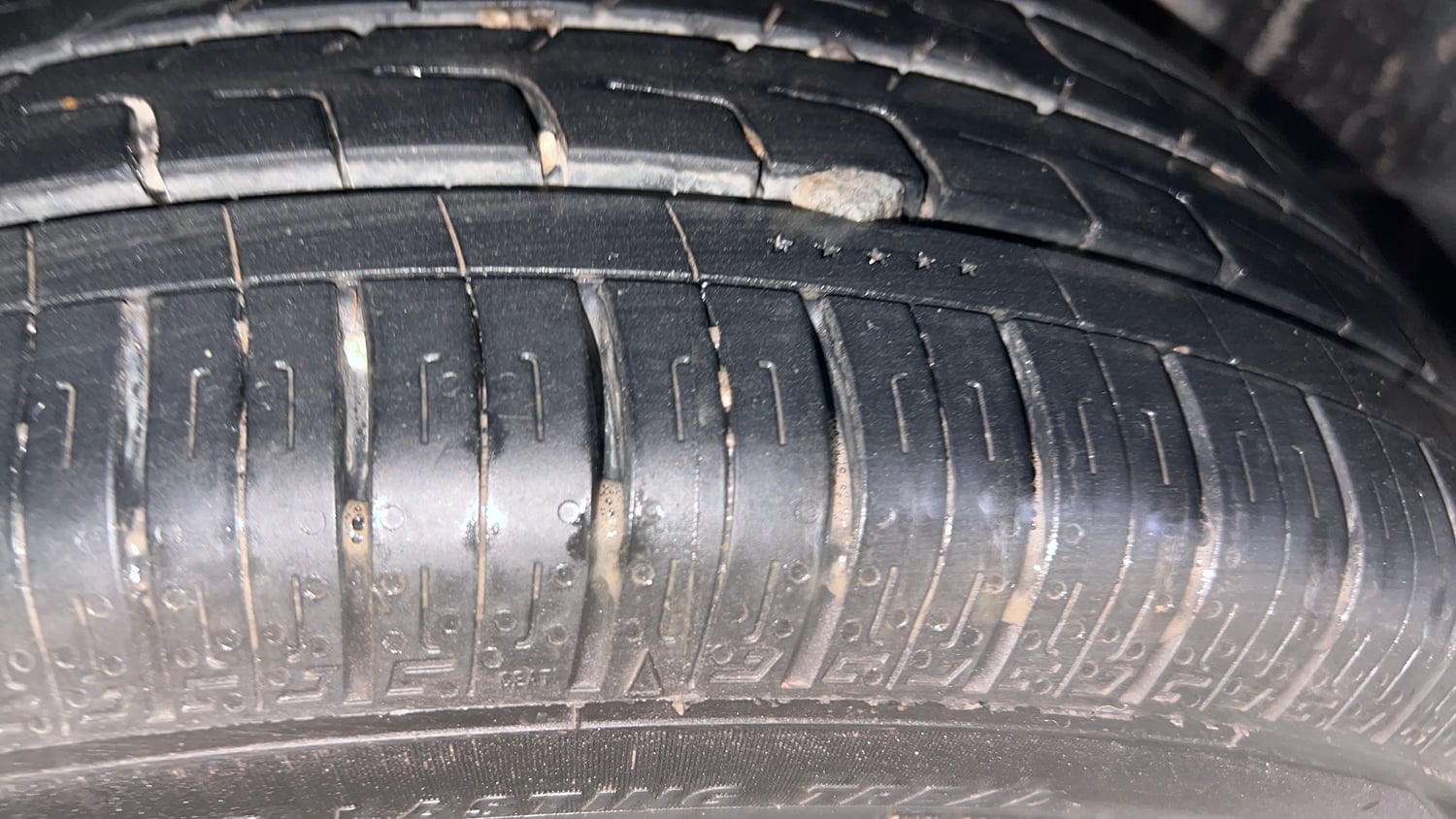 Used 2021 Skoda Rapid Style Petrol Manual tyres LEFT REAR TYRE TREAD VIEW