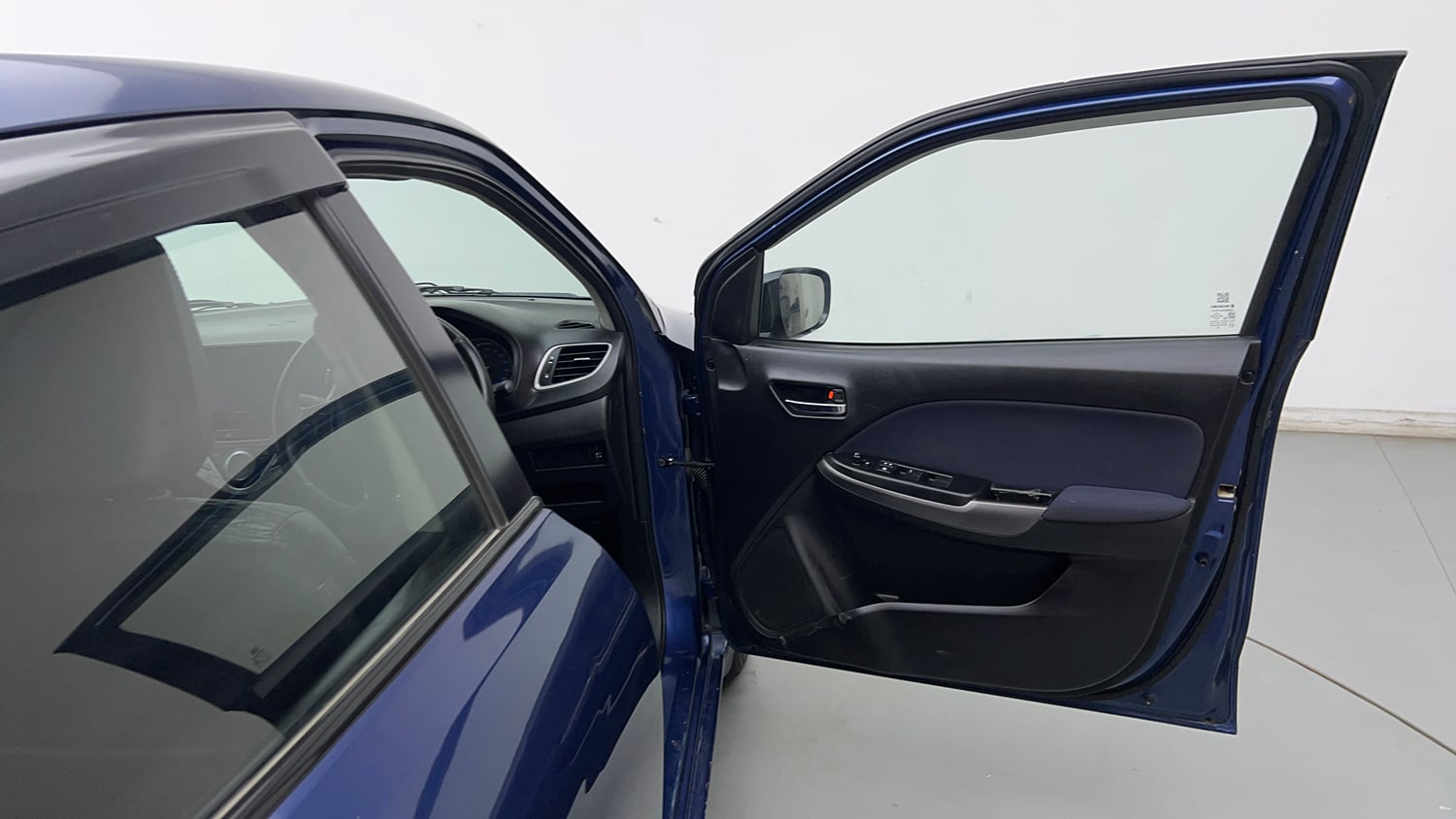 Used 2019 Maruti Suzuki Baleno Delta Petrol Manual interior RIGHT FRONT DOOR OPEN VIEW