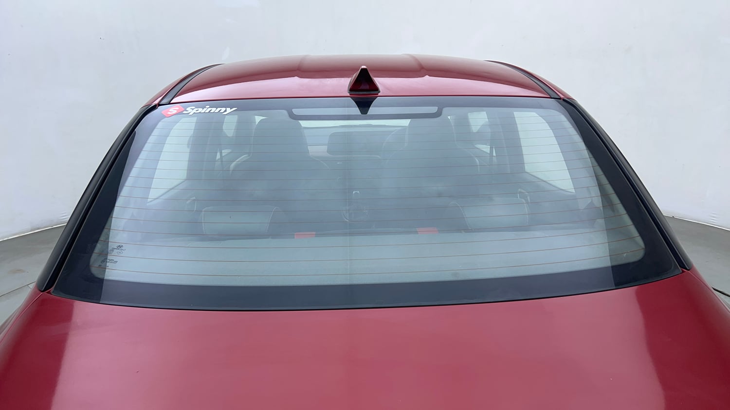 Used 2021 Hyundai Aura SX Plus 1.2 AMT Petrol Petrol Automatic exterior BACK WINDSHIELD VIEW