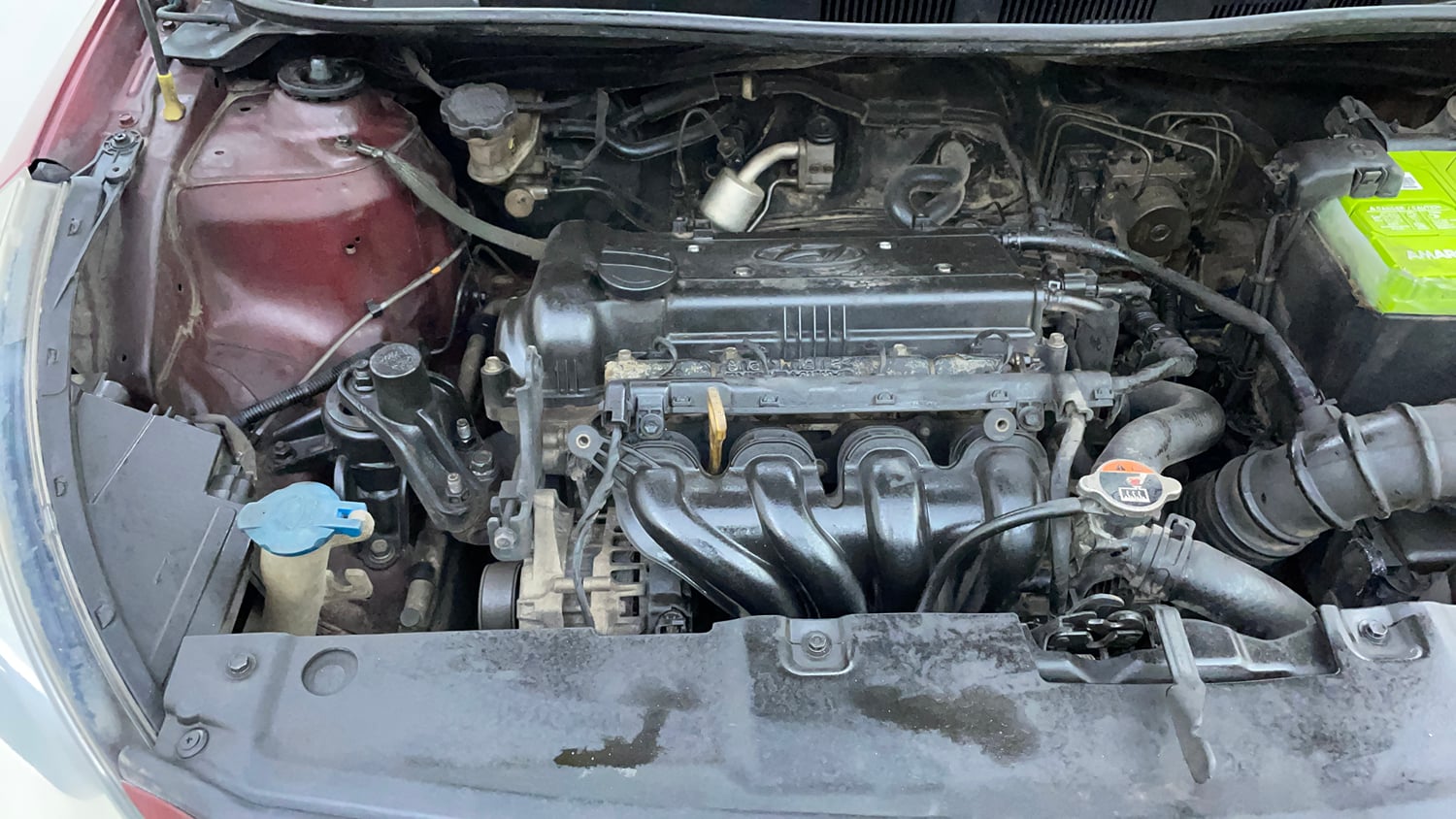 Used 2013 Hyundai Verna Fluidic 1.6 VTVT SX Petrol Manual engine ENGINE RIGHT SIDE VIEW
