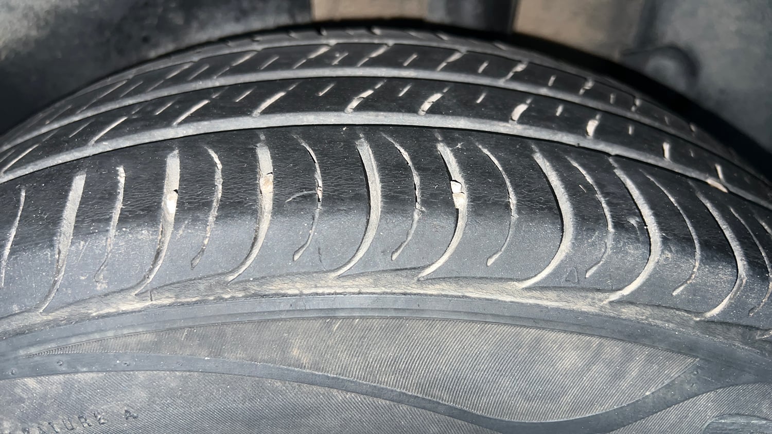 Used 2023 Kia Seltos HTK 1.5 Petrol Manual tyres LEFT REAR TYRE TREAD VIEW
