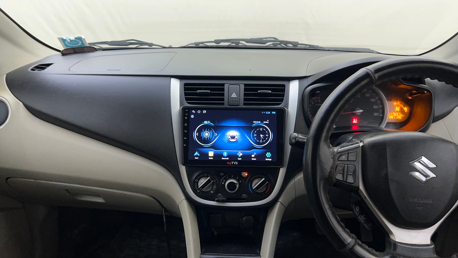 Used 2017 Maruti Suzuki Celerio ZXI (O) AMT Petrol Automatic interior MUSIC SYSTEM & AC CONTROL VIEW