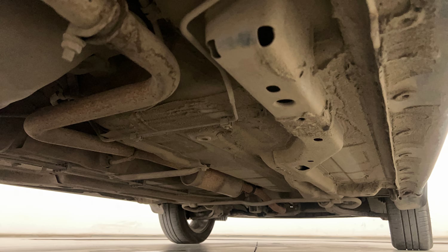 Used 2019 Tata Tigor Revotron XZA Petrol Automatic extra REAR RIGHT UNDERBODY VIEW