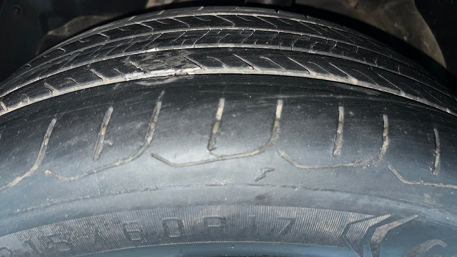 Used 2019 MG Motors Hector Sharp 1.5 DCT Petrol Petrol Automatic tyres LEFT FRONT TYRE TREAD VIEW
