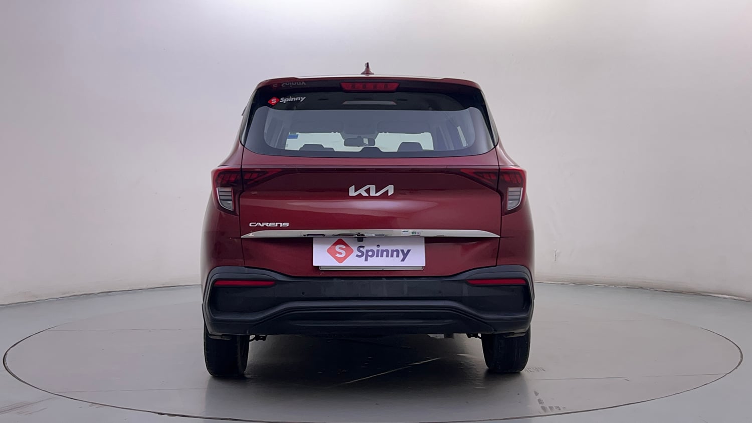 Used 2025 Kia Carens Premium (O) 1.5 Petrol 7 STR Petrol Manual exterior BACK VIEW