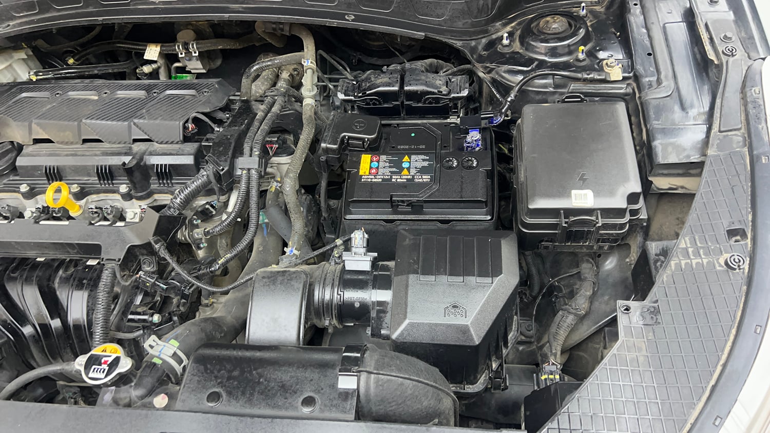 Used 2023 Kia Seltos HTK 1.5 Petrol Manual engine ENGINE LEFT SIDE VIEW