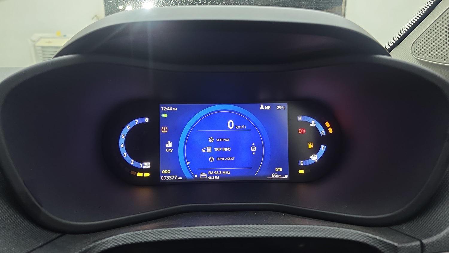 Used 2024 Tata Nexon Creative Plus 1.2 Revotron Petrol 6MT Petrol Manual interior CLUSTERMETER VIEW