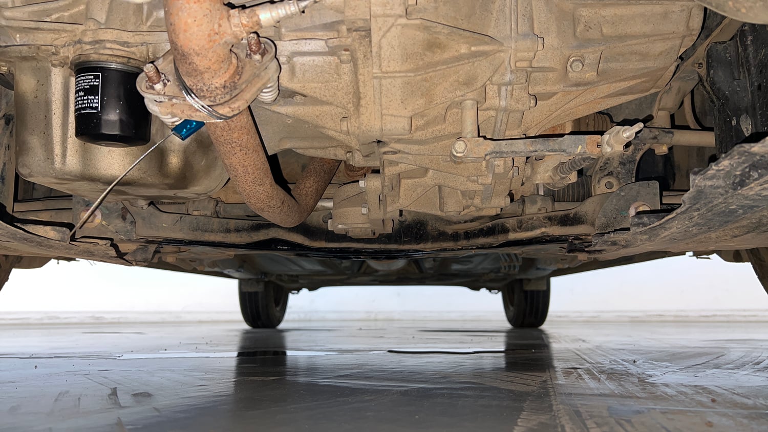 Used 2019 Maruti Suzuki Baleno Delta Petrol Manual extra FRONT LEFT UNDERBODY VIEW
