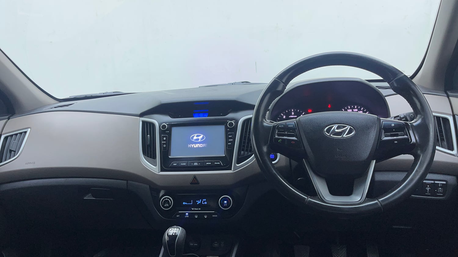 Used 2017 Hyundai Creta SX 1.6 CRDI (O) Diesel Manual interior DASHBOARD VIEW