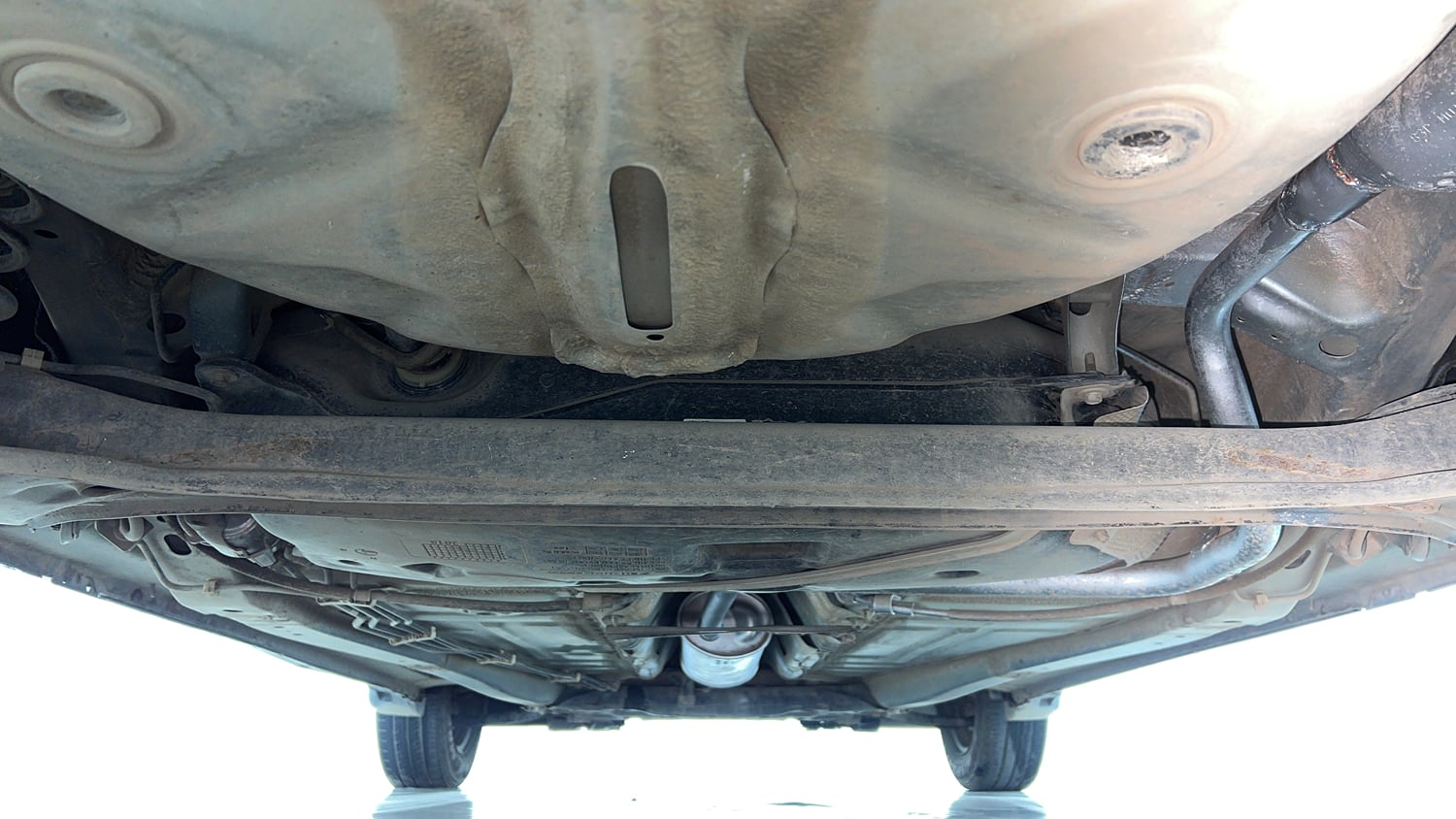 Used 2018 Maruti Suzuki Baleno Delta 1.2 Petrol Manual extra REAR UNDERBODY VIEW (TAKEN FROM REAR)