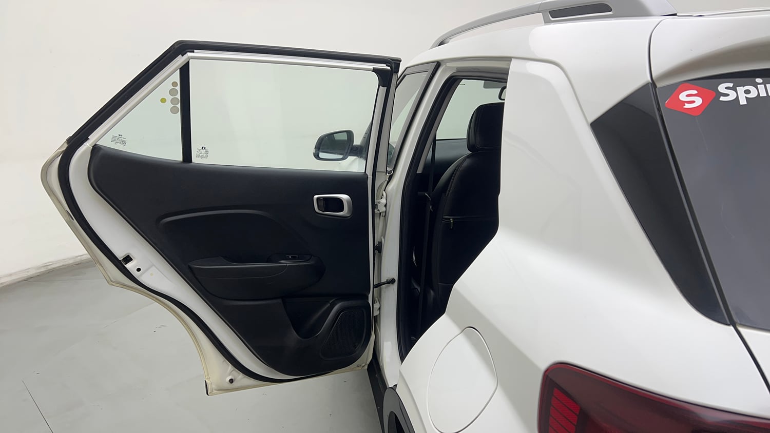 Used 2019 Hyundai Venue SX Plus 1.0 Turbo DCT Petrol Automatic interior LEFT REAR DOOR OPEN VIEW