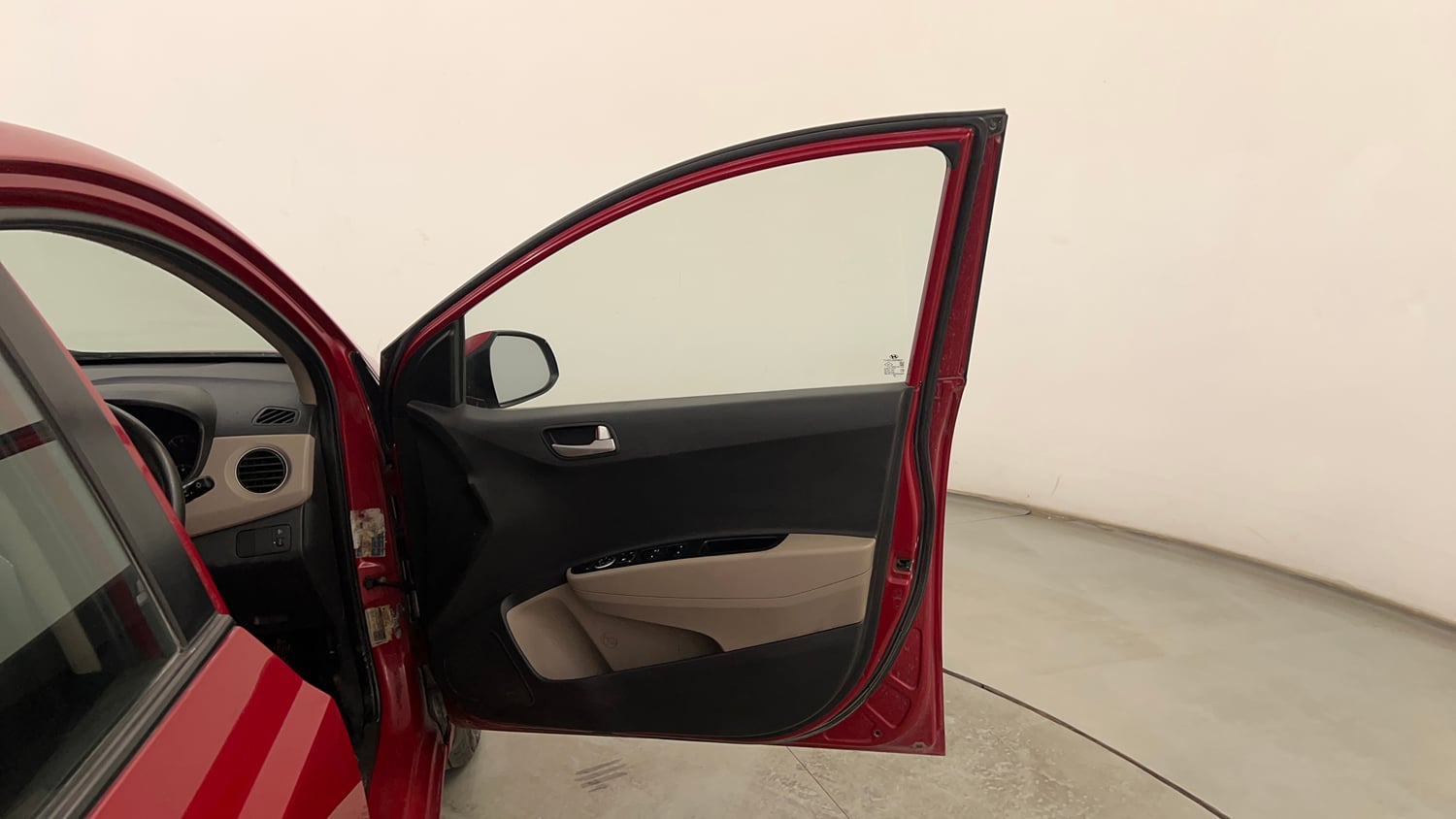 Used 2015 Hyundai Xcent S 1.2 Petrol Manual interior RIGHT FRONT DOOR OPEN VIEW