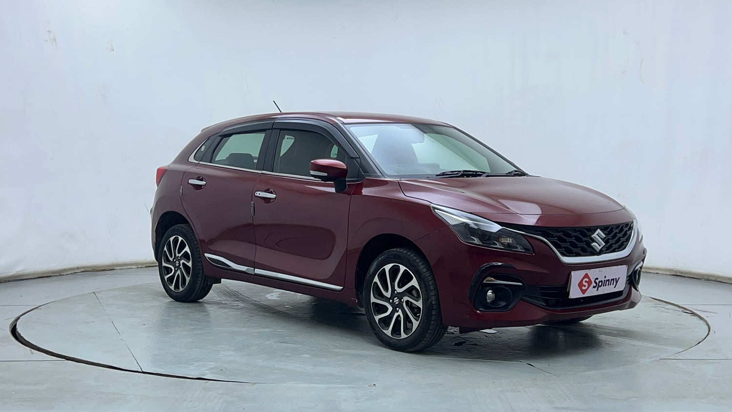 Used 2024 Maruti Suzuki Baleno Alpha AGS Petrol Automatic exterior RIGHT FRONT CORNER VIEW