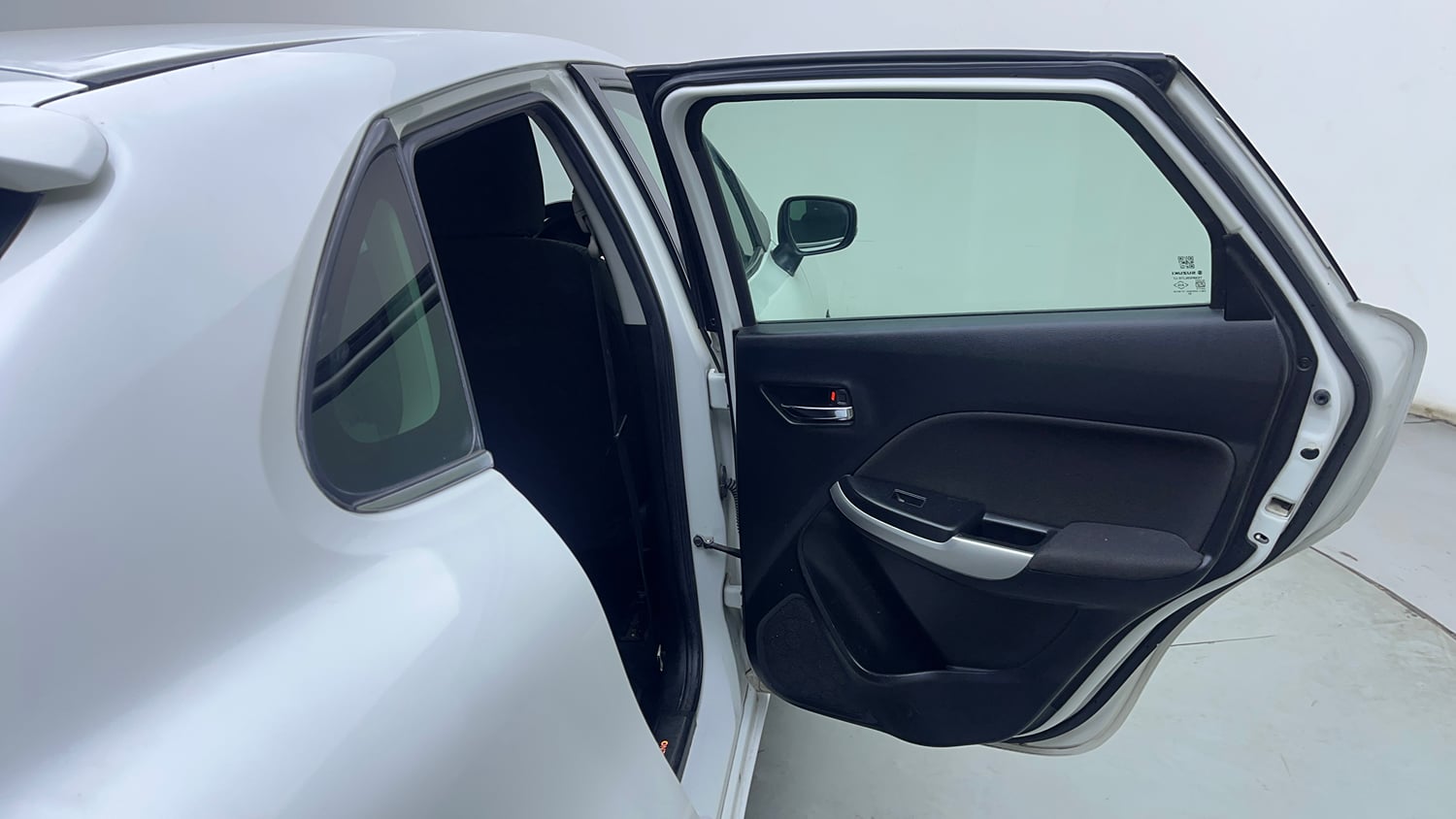 Used 2018 Maruti Suzuki Baleno Alpha 1.2 AT Petrol Automatic interior RIGHT REAR DOOR OPEN VIEW