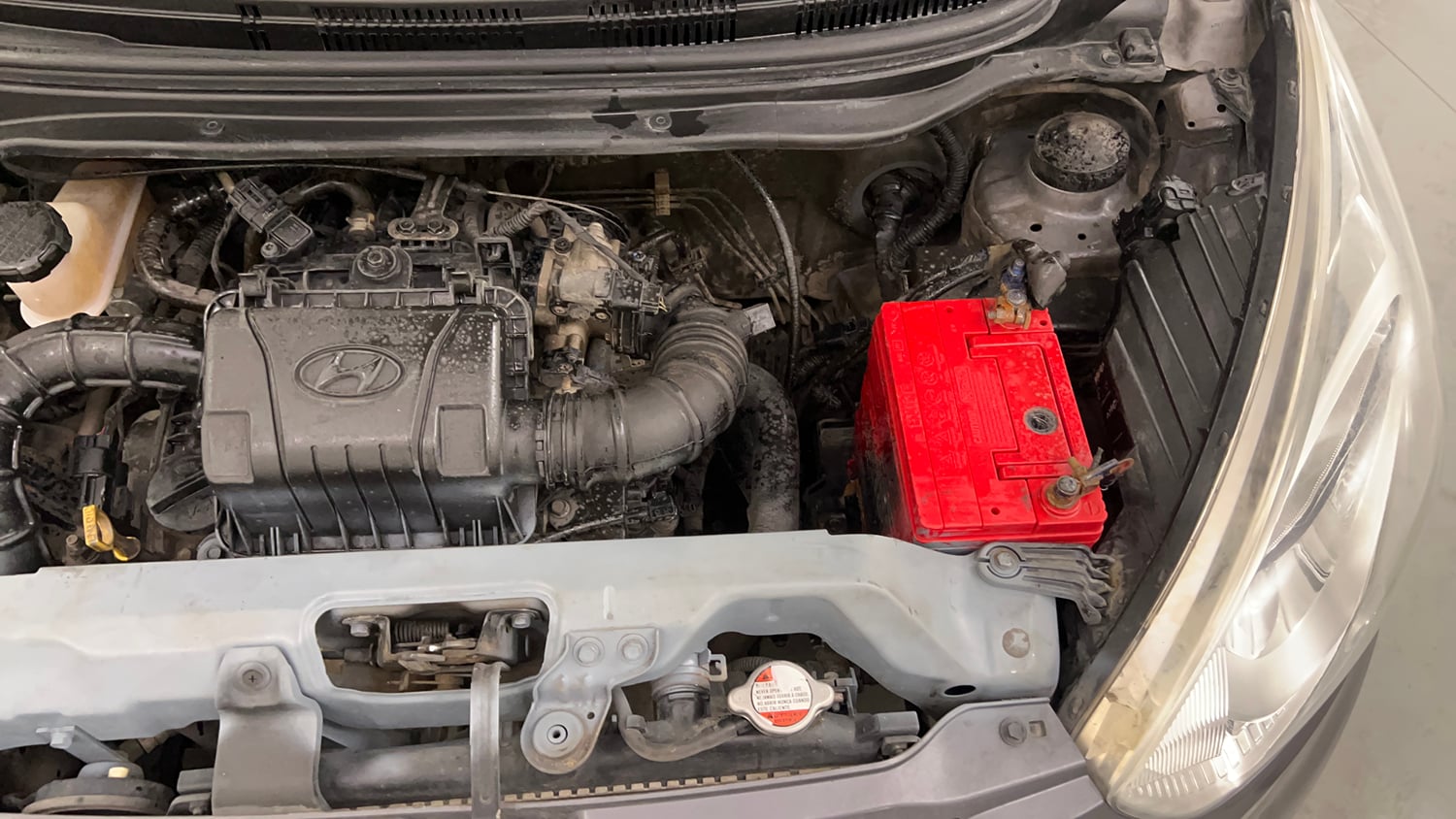Used 2017 Hyundai Eon Magna + Petrol Manual engine ENGINE LEFT SIDE VIEW