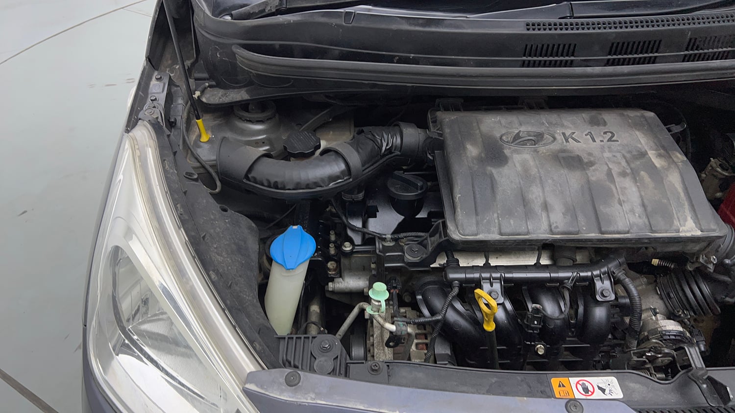 Used 2017 Hyundai Grand i10 Magna 1.2 Kappa VTVT Petrol Manual engine ENGINE RIGHT SIDE VIEW