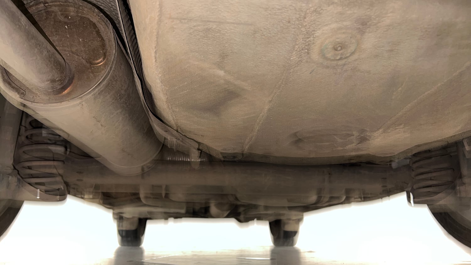Used 2021 Skoda Rapid Style Petrol Manual extra REAR UNDERBODY VIEW (TAKEN FROM REAR)