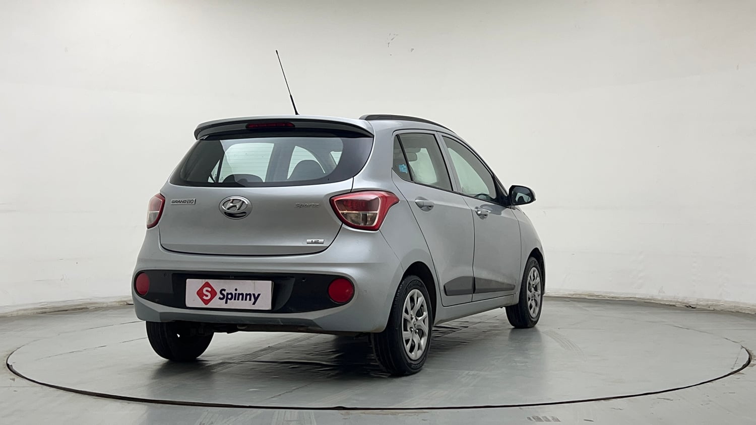 Used 2019 Hyundai Grand i10 Sportz 1.2 Kappa VTVT Petrol Manual exterior RIGHT REAR CORNER VIEW