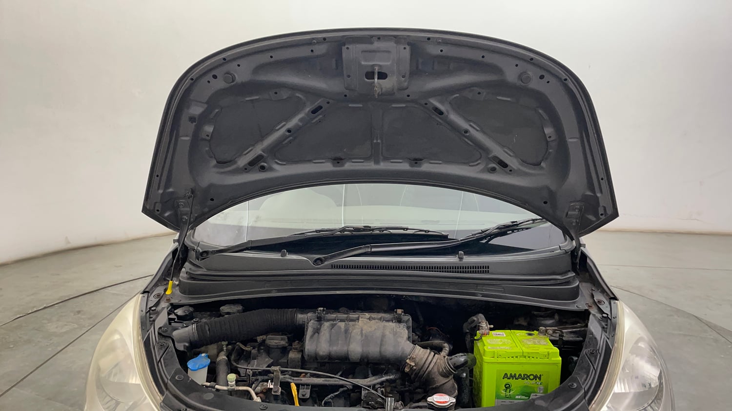 Used 2012 Hyundai i10 Magna 1.2 Kappa2 Petrol Manual engine ENGINE & BONNET OPEN FRONT VIEW