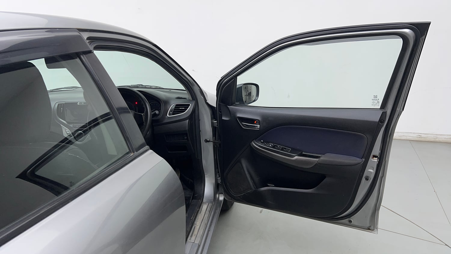 Used 2019 Maruti Suzuki Baleno Delta Petrol Manual interior RIGHT FRONT DOOR OPEN VIEW