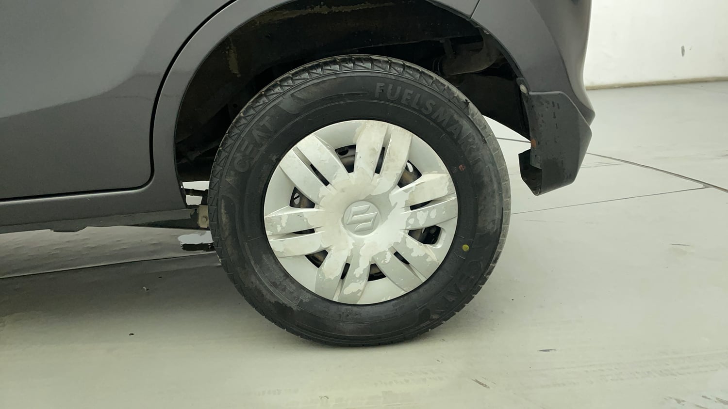 Used 2022 Maruti Suzuki Alto 800 LXi (O) Petrol Manual tyres LEFT REAR TYRE RIM VIEW